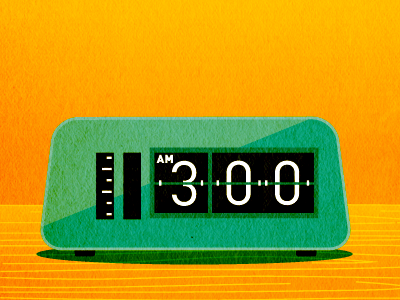 3am alarm clock desk insomnia late sleep