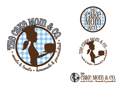 The Cake Mom & Co. Logo with Alternates