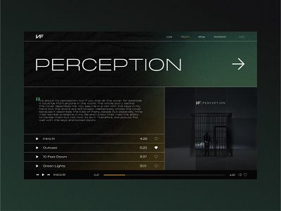 NF group music music player musician playlist rap ui webdesign