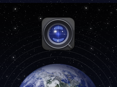 AstroCantus app design icon ios iphone mobile space