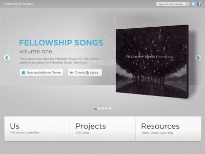 Fellowship Songs music website