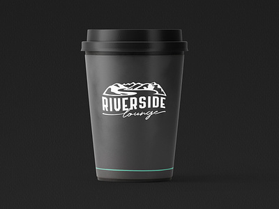 Riverside Lounge coffee branding coffee coffee cup gentry illustration logo design lounge packaging design swiss vector