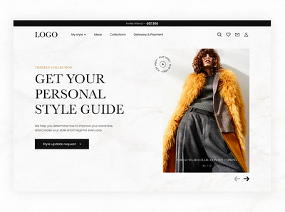 Personal style guide design ui web website