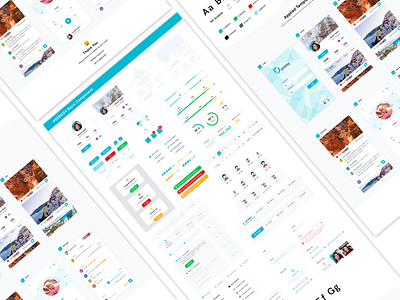 Component #00BAD4 component design design ui