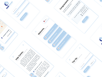 Meter Top Up design flat mobile mobile app ui