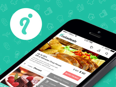 Instadeals apps apps deals food promotion ui ux