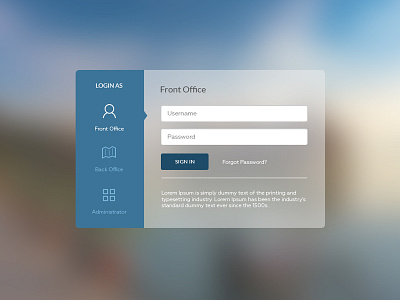 Login Form