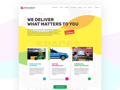 Media web template