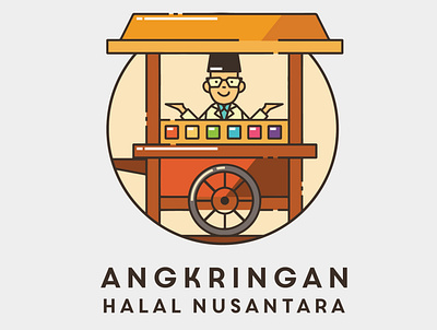 Angkringan Halal Nusantara Concept branding business business design company company branding company logo company profile design illustration logo