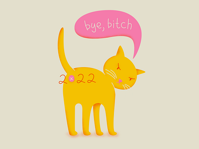 twenty twenty poo 2d art cat flat illustration illustration vector