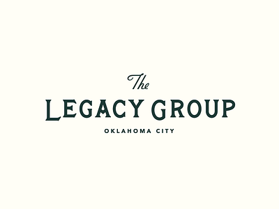 The Legacy Group brand design heritage history legacy logo