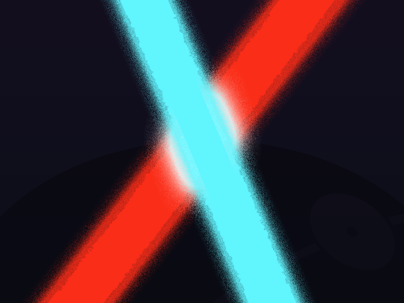 MAY THE FOURTH BE WITH YOU dark side force lightsaber star wars may 4th illustration design
