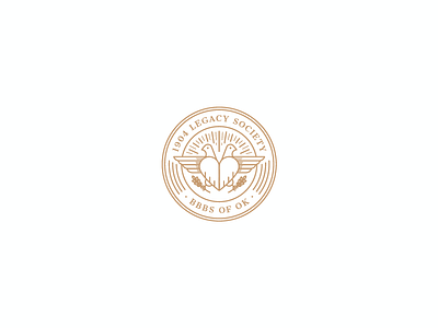 Donor Seal award bronze crest design dove gold icon logo seal stamp