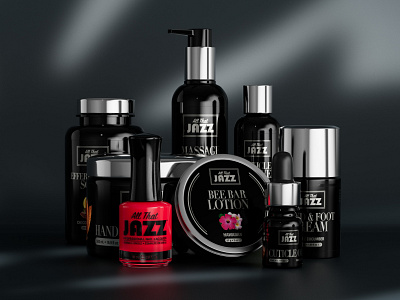 All That Jazz UK packaging 3d package product visualisation