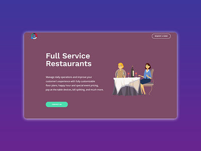 Landing page concept