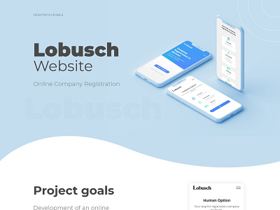 Lobusch Website app design flat logo minimal ui ux web website