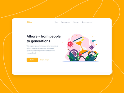 Website for time tracker - Altiore