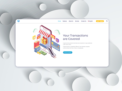 Payment service landing page