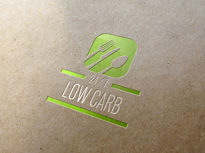 Logo Design for Low carb food branding design icon illustration interactive logo vector