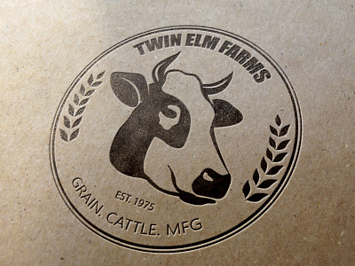 Logo Design for Twin Elm Farms branding design icon illustration interactive logo mobile vector website