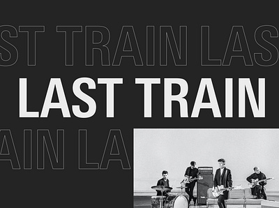 Last Train Official website band last last train music product rock train ux website