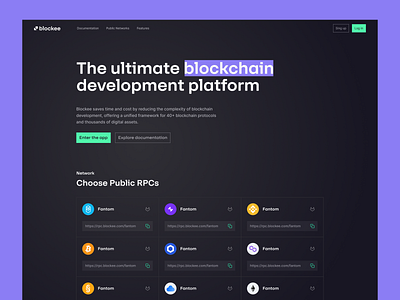 Blockee - Blockchain platform