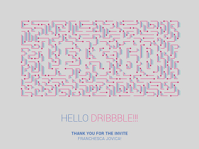 Hello Dribbble!!! arrows debut dribbble first shot ux