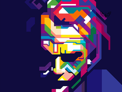 JOKER abstract abstract art abstract design beautiful color colorfull geometric joker joker and harley quinn bedding popart wpap