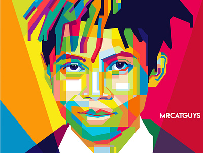 Is me abstract abstract art beautiful collage colorfull colors geometric illustration popart wpap