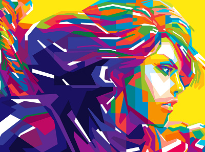 windranger abstract abstract art abstract design beautiful colorful colors design dota dota2 geometric popart wpap