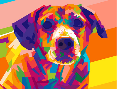 commission work abstract abstract art abstract design animals animals illustrated beautiful colorful colors commission open geometric illustration pets popart wpap