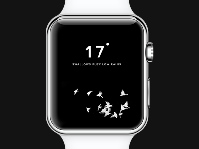 Apple Watch Weather UI