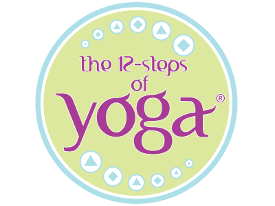 The 12-Steps of Yoga Logo (Take 3) illustrator logo vector yoga