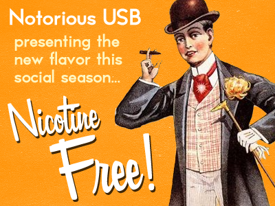 Nicotine-Free USB notorioususb vintage