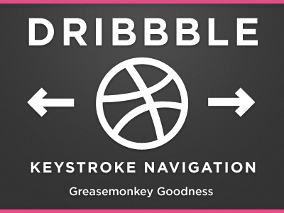 Dribbble Keystroke Navigation awesomesauce jquery