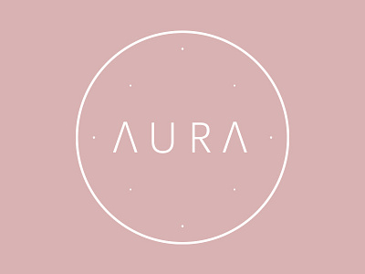 Aura Nights 2d branding design logo vector