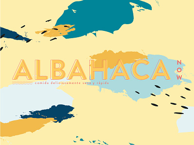 Albahaca NOW! 2d art branding colors design logo salad vector