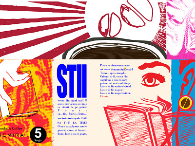 Illustration type illustration typography