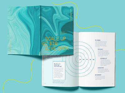 Endeavor Impact Report branding design publication design typography