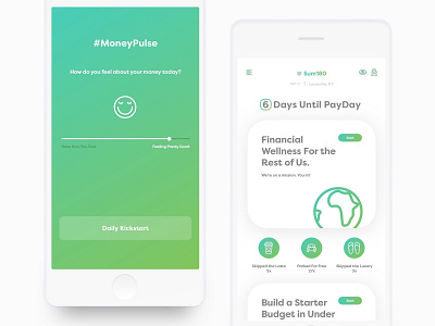 Sum180 Mobile App app design finance app money app ui ux