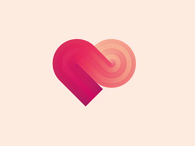 LUV branding design heart illustration illustrator logo love lovely vector
