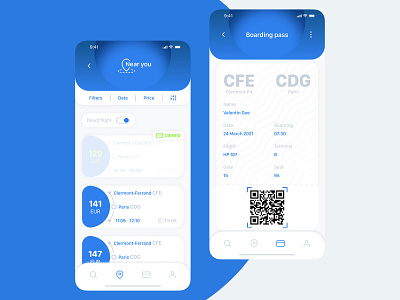 Boarding Pass DailyUI 024