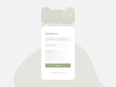 Contact us DailyUI 028 app contact contact us daily 100 challenge dailyui dailyuichallenge design figma ui ux