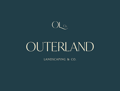 Outerland Landscaping branding identity branding logo logo design