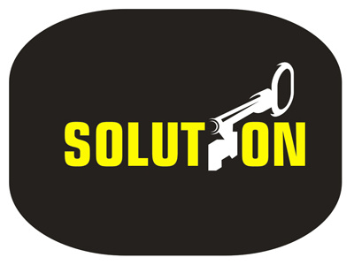 Solution X key logo solition yellow
