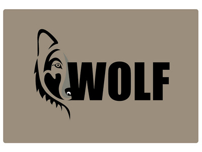 Wolf logo wolf