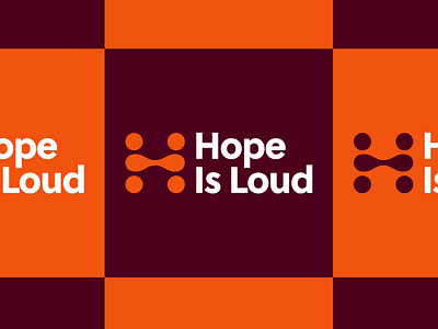 Hope Is Loud bone marrow brand identity branding cancer graphic design healthcare identity logo mark nonprofit racial justice social justice symbol visual identity
