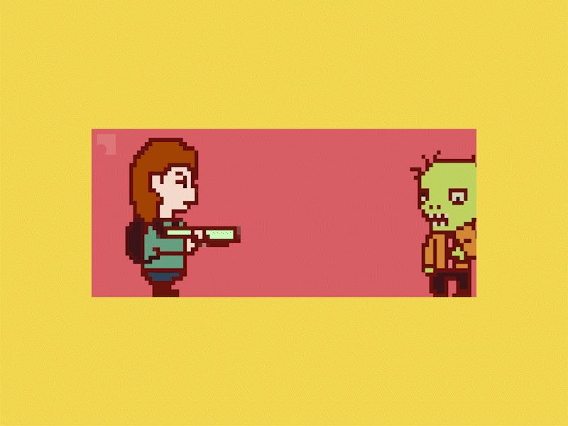 Flamethrower vs zombies animation animation 2d flame flamethrower gif gif animation illustration loop once upon a time in hollywood pixel pixel art pixel perfect pixelart pixels plants vs zombies self portrait tarantino undertale zombie zombies