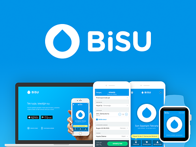 BiSU android ios iphone landing material mobile ui ux watch web