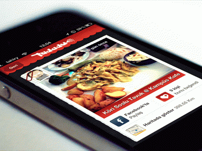 1st shot | Tadadu app design food interface ios iphone mobile restaurant ui ui design user interface ux ux design